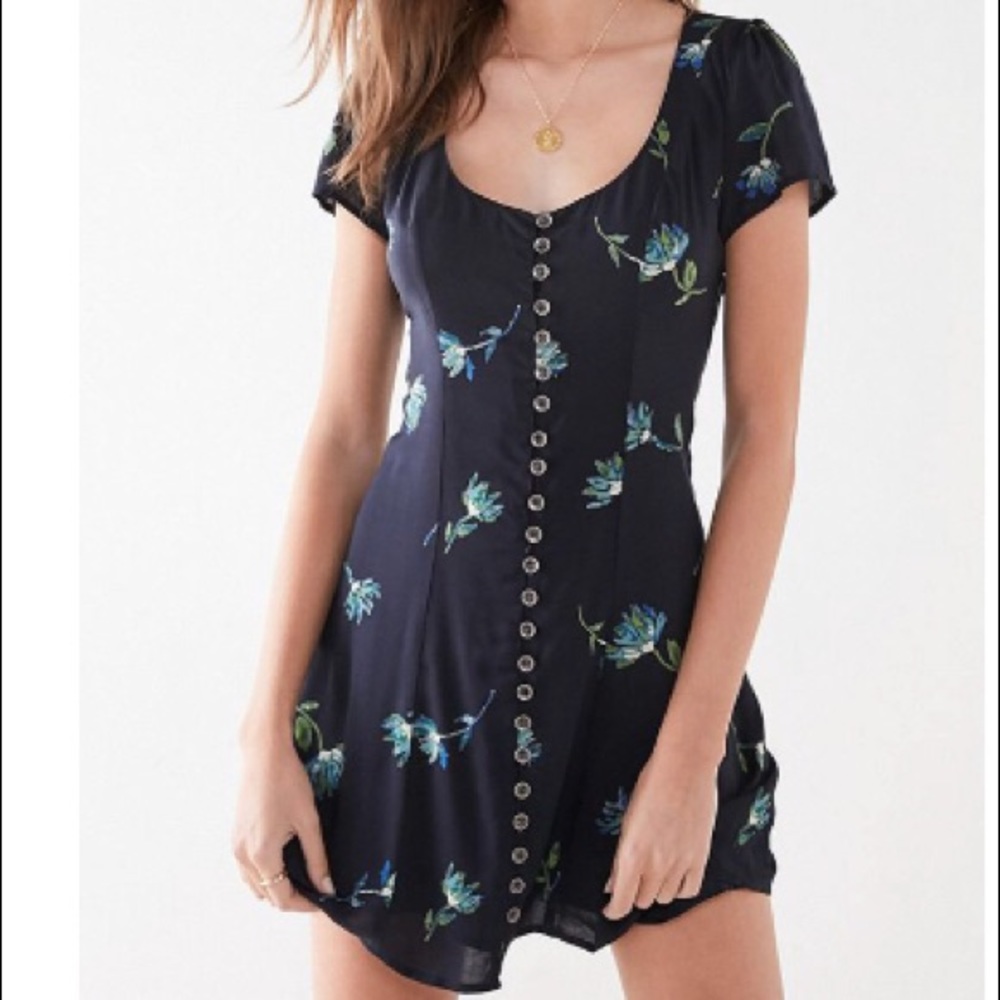 Floral Navy Dress